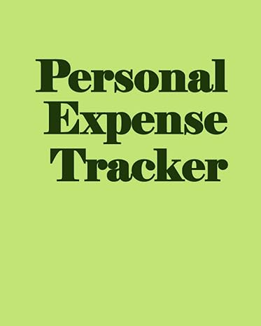 personal expense tracker 1st edition jaden blake 979-8439047451
