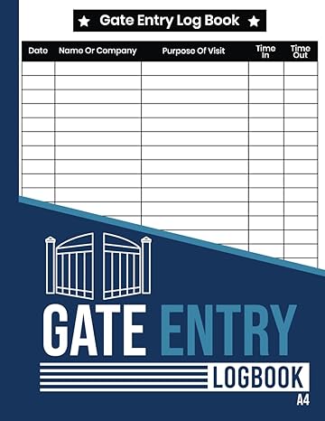 gate entry log book 1st edition hagos b0cknzcdwd