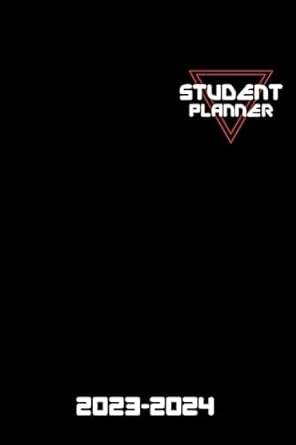 student planner 2023 2024 for boys and girls primary middle school high school student 1 week on 2 pages to