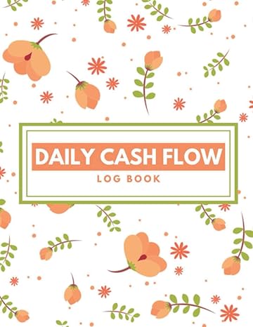 daily cash flow log book simple ledger record book for business and personal use to track all finances /