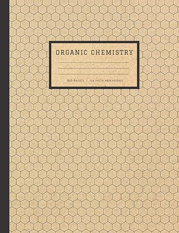 organic chemistry hexagonal graph paper composition notebook 100 pages 1/4 inch hexagons works with organic