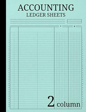 accounting ledger sheets 2 column 120 pages size 8 5 x11 1st edition jesse m lee 979-8533855815