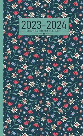 2023 2024 monthly pocket planner two year pocket calendar monthly planner january 2023 to december 2024 24