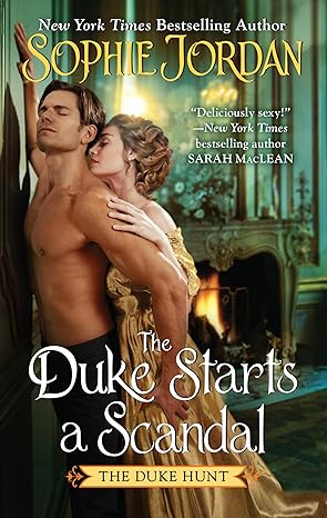 the duke starts a scandal a novel 1st edition sophie jordan 0063035758, 978-0063035751