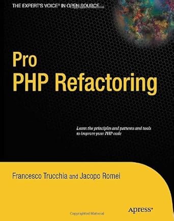 pro php refactoring by francesco trucchia paperback 1st edition unknown author b013rpdixu
