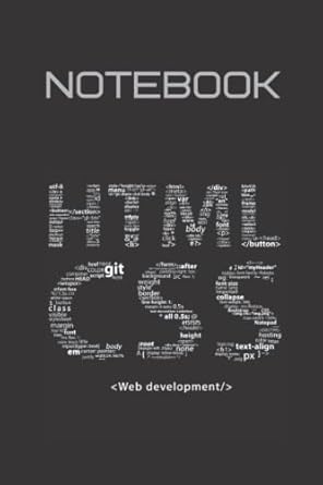 notebook for html css developer website development 1st edition irins art 979-8415764921