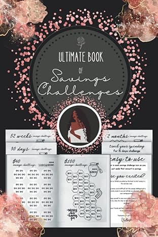 ultimate book of savings challenges for black women easy savings challenge book 64 unique savings challenges