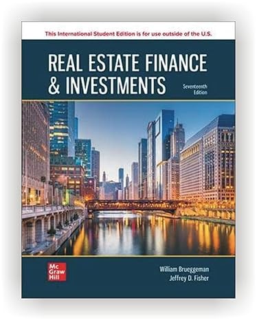 real estate finance 17th edition jeffrey fisher william brueggeman b0b82psfsz