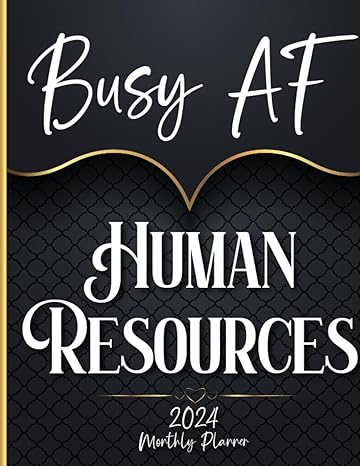 busy af human resources 2024 monthly planner large 1 year calendar with federal holidays and inspirational