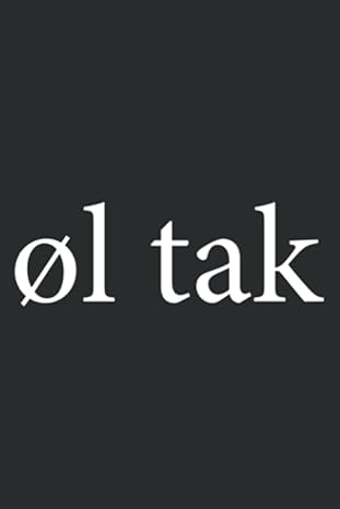 ol tak beer please language danish dansk vacation trip lined writing notebook white lined paper journal