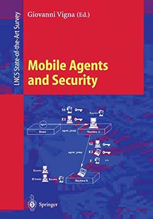 mobile agents and security 1998 edition giovanni vigna 3540647929, 978-3540647928