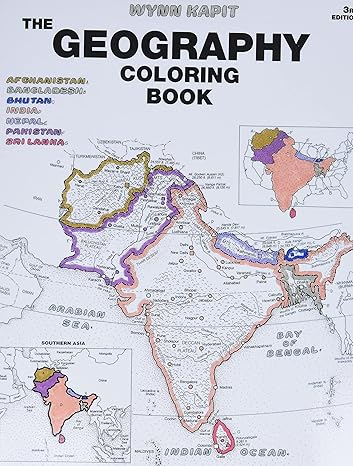 geography coloring book 3rd edition wynn kapit 0131014722, 978-0131014725
