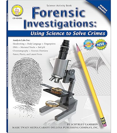 mark twain forensic investigations workbook using science to solve high crimes middle school books critical
