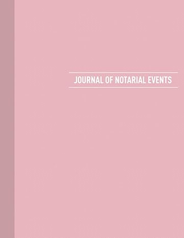 notary journal pink official notary log book to record notarial acts 200 entries notary public record book