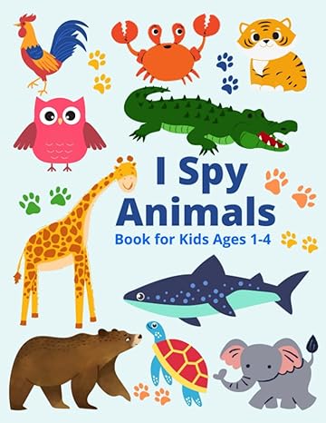i spy animals book rhyming riddles and pictures for kids ages 1 4 1st edition pumpkinkidz 979-8393059583