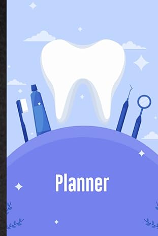 planner personal stylish monthly and weekly organizer notebook with dentistry and oral care design fun unique