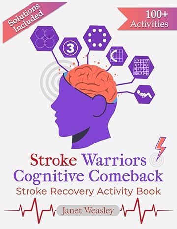 stroke warriors cognitive comeback large print brain injury and global aphasia rehabilitation activity book