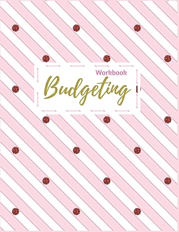 budgeting workbook pink glitter dots monthly budgeting planner and expense tracker budgeting workbook daily