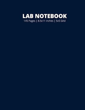 lab notebook laboratory notebook with non duplicate pages for students graduate researchers for chemistry