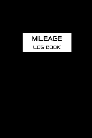 mileage log book auto driving mileage record size 6x9 inches matte cover with 100 pages paperback 1st edition