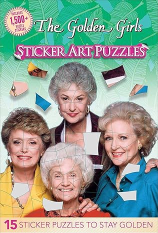 golden girls sticker art puzzles 1st edition arie kaplan 1645174271, 978-1645174271