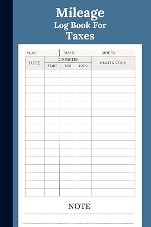 mileage log book for taxes for self employed mileage tracker for car mileage log book for taxes for self