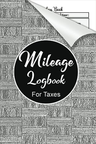 mileage log book for taxes auto mileage tracker to record and track your daily mileage for taxes 4x6 pocket