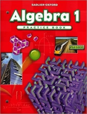algebra 1 practice book 1st edition unknown 0821582291, 978-0821582299