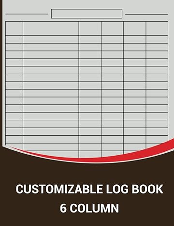 customizable log book 6 column multipurpose log book for record daily activity vehicle maintenance mileage