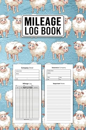 mileage log book auto mileage journal for business women or personal taxes odometer tracker logbook for