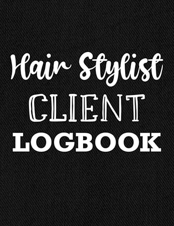 hair stylist client logbook nail salon shop clients appointment information schedule organizer book with 200