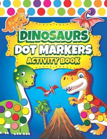 dot markers activity book easy guided big dots dot coloring book for kids and toddlers preschool kindergarten