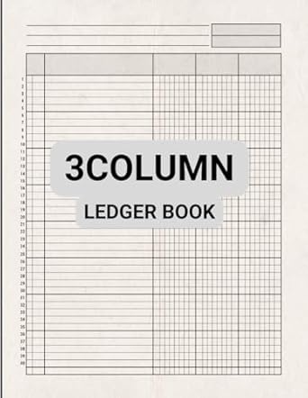 3 column ledger book 1st edition a e puscaciu creation b0cl8vcp88