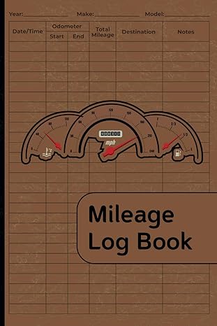 mileage log book effortlessly manage your mileage and expenses for taxes and business purposes car and