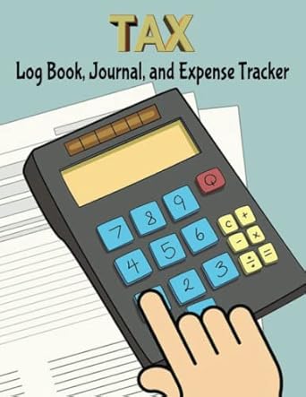 tax logbook journal and expense tracker tax checklists mileage log personal expense tracker business expense