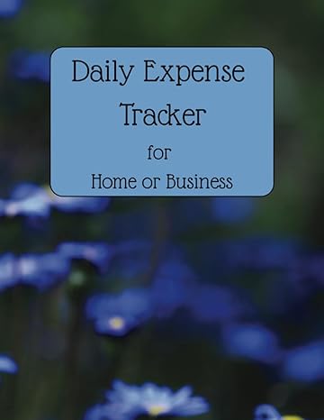 daily expenses tracker keep track of expense organizer log book / simple money management ledger notebook for