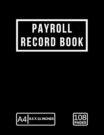 payroll record book an employee payment tracker payroll record book for small business record book to keep