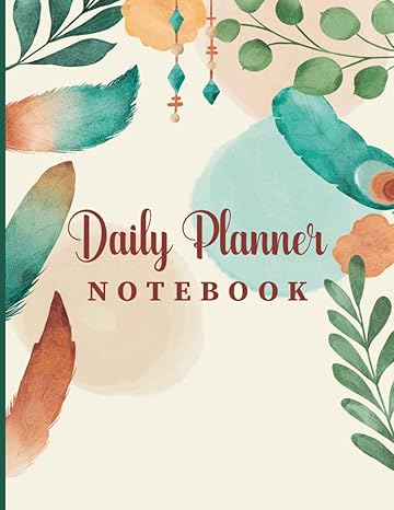 daily planner log book monthly weekly and daily schedule organizer and planning agenda daily checklist
