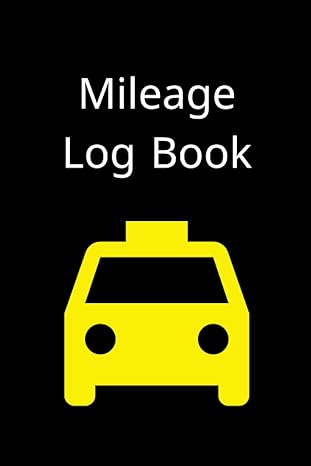 mileage log book auto business expense and tax record tracking vehicle daily tracking for business or