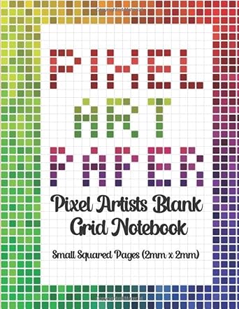 pixel art paper drawing sketch notebook 2mm grids design your own pixel art blank 0 2cm square grids 1st