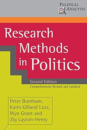 research methods in politics 2nd edition wyn grant 0230019854, 978-0230019850