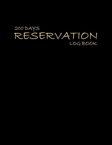200 days reservation log book hostess table log book 200 days hostess table reservations book undated
