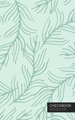 checkbook register a simple checkbook register small size 5x8 inches 80 pages cute graphic cover 1 account