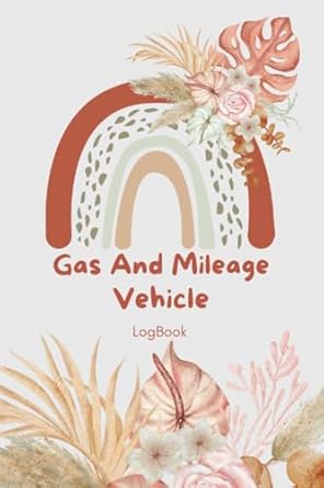 gas mileage log book funny boho rainbows logbook small gas mileage log book for cars mileage log book car