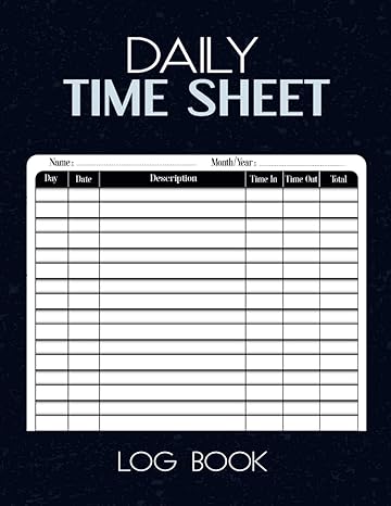 daily time sheet log book daily timesheet log book to record time daily basis time sheets for employees 1st