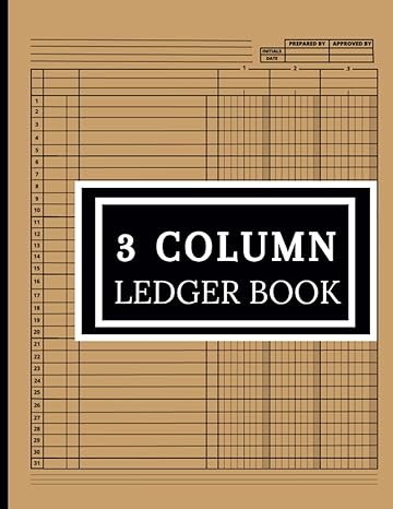 3 column ledger book columnar expenses budgeting and money management tracking log book 1st edition hazal