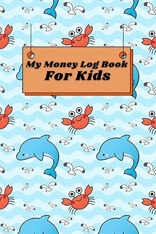 my money log book for kids sea theme for kids money ledger book for kids 5 column accounting book kid