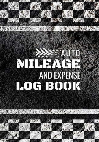 auto mileage and expense log book for business or personal taxes track odometer driving truck car or