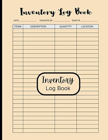 inventory log book organize track and manage your assets 8 5 x 11 100 pages 1st edition jony d. clark
