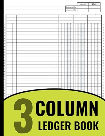 3 column ledger book three column ledger book 3 column columnar pad ledger book income and expense log book
